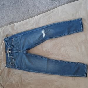 Gap jeans , size 26 ,cooor blue